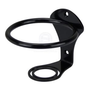 Drink Holder - Black - Vertical Mount - S/S