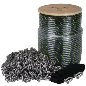 Anchor Rope And Chain Kit - Deluxe With Sock