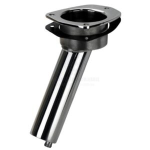 Relaxn Mako Series Rod/Cup Holder - Stainless Steel - Surface Mount
