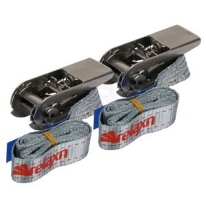 Relaxn Ratchet Tie Downs - Endless - Stainless Steel