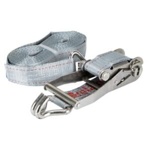 Relaxn Ratchet Tie Downs - J Hook - Stainless Steel - Heavy-Duty