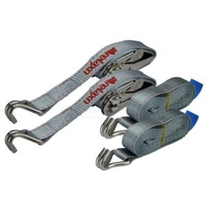 Relaxn Ratchet Tie Downs - Centre Ratchet- Stainless Steel