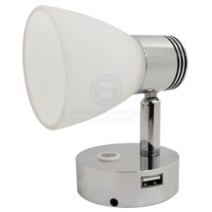 Relaxn Led - Bulkhead Reading Light - Dimmable - Usb-A Charger